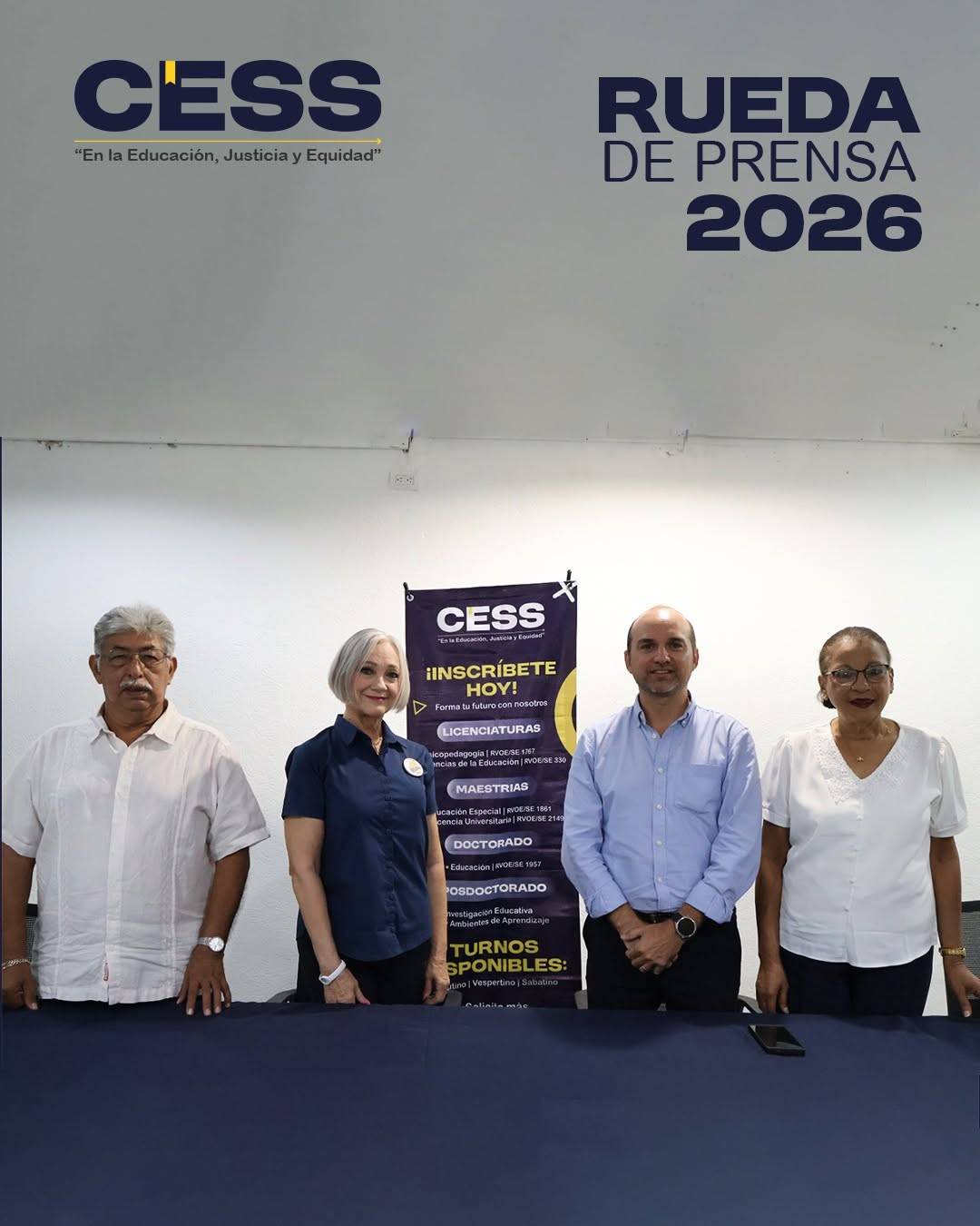 Rueda de prensa para presentar las novedades que refuerzan nuestro compromiso con la educación en el sureste