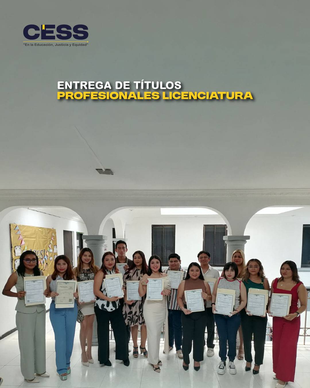 ENTREGA DE TITULOS PROFESIONALES DE NIVEL LICENCIATURA