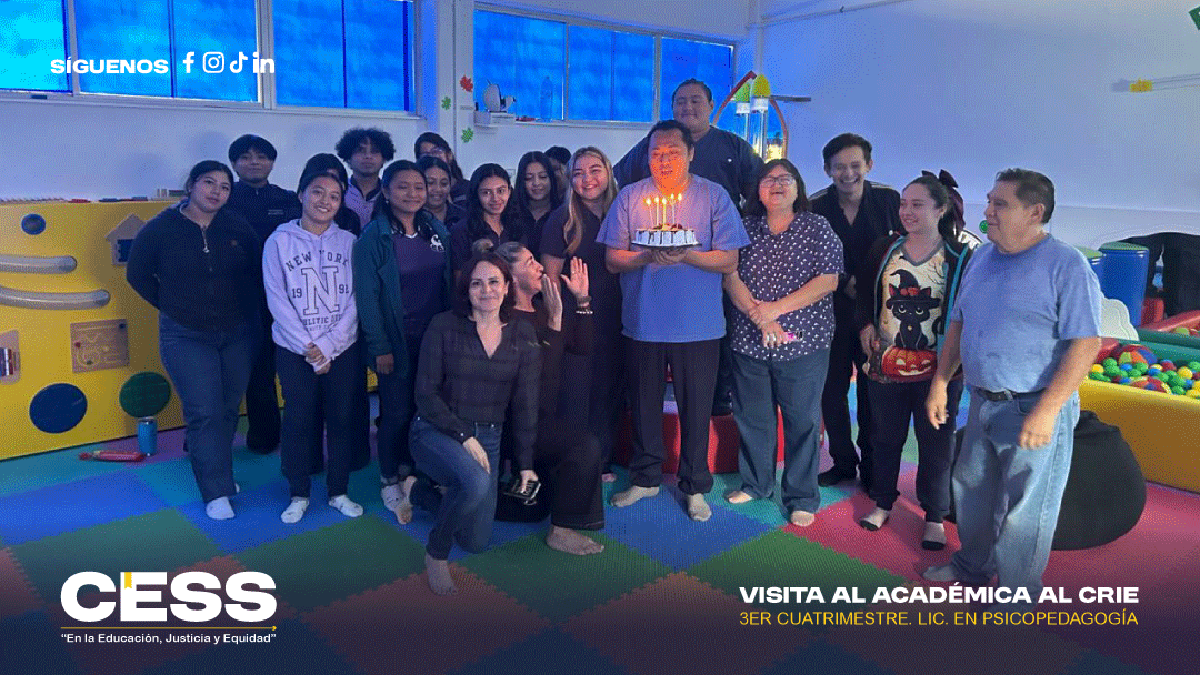Alumnos de Psicopedagogía del CESS realizan visita académica al CRIE