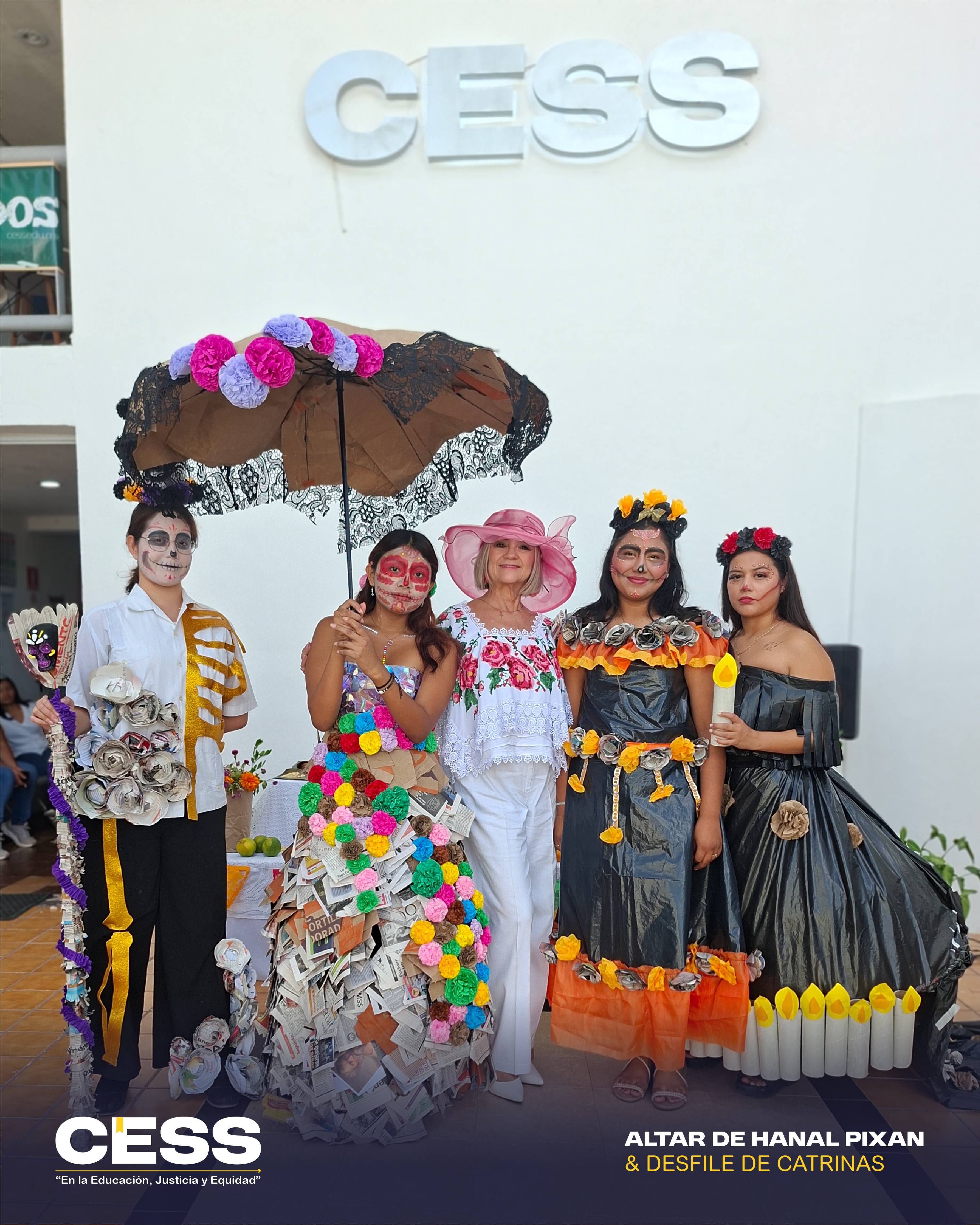 Tradición, color y memoria: Así vivimos el Hanal Pixán y Desfile de Catrinas en CESS Mérida